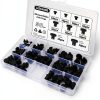 90 Pcs Silicone Rubber Hole Plugs, 9 Sizes Diameter T-Type Solid Silicone Rubber Plug Caps for Powder Coating Bottle Tubing-0