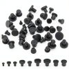 90 Pcs Silicone Rubber Hole Plugs, 9 Sizes Diameter T-Type Solid Silicone Rubber Plug Caps for Powder Coating Bottle Tubing-7
